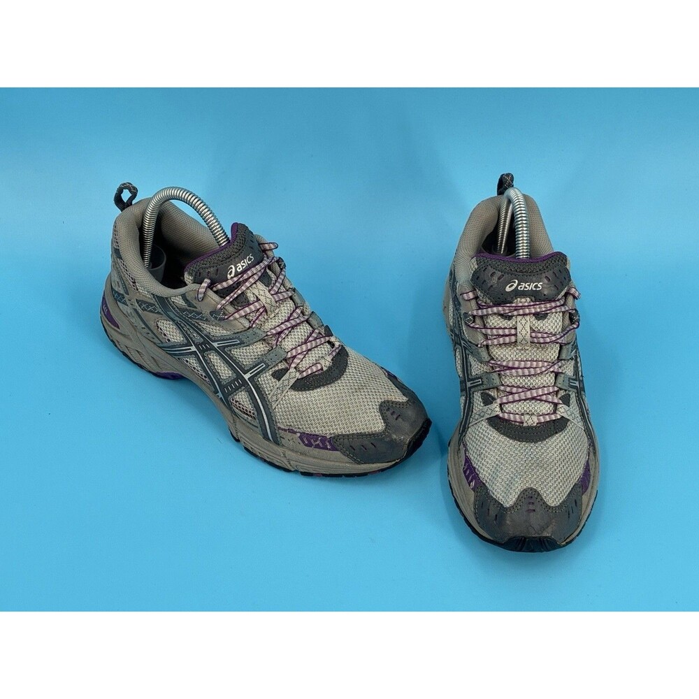 ASICS Gel Enduro 6 Womens 8.5 Gray Purple Trail Running Sneakers T0F7N